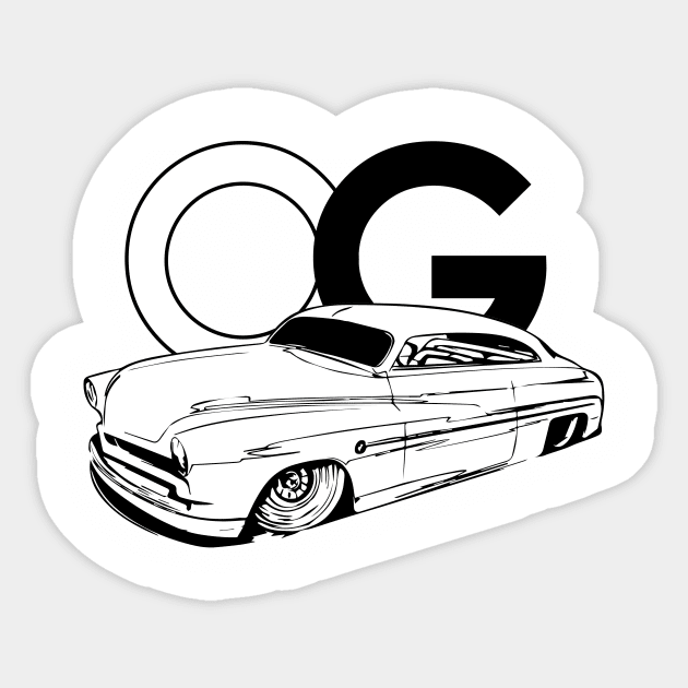 OG Low Rider Sticker by OG Graphic Design